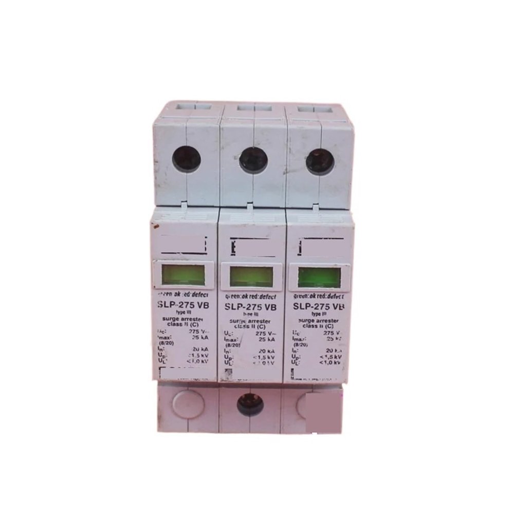 YUANFANNN Surge Protective Device Three-Phase Lightning Protection SLP-275VB 3P Surge Protection 275V 20-25KA