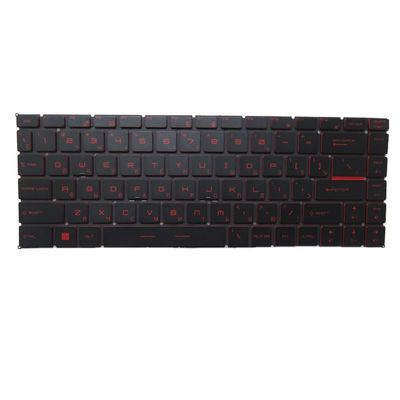 Black New Laptop Red Backlit Keyboard Red Word for MSI Thin A15 B7V B7VE B7VF B7VF-256US B7VF-053XCZ Russian RU No Frame 9Z.NEVBN.D0R