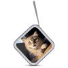 LOKLNEYK Cute Cat Paw DVD Case Large Storage Disc Wallet Bag Portable Zipper CD Case Holder CD Organizer Wallet 48 Capacity Hard Plastic DVD Cases for Car Home Travel view 3
