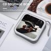 LOKLNEYK Skateboard Wheel DVD Case Large Storage Disc Wallet Bag Portable Zipper CD Case Holder CD Organizer Wallet 48 Capacity Hard Plastic DVD Cases for Car Home Travel view 4