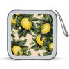 LOKLNEYK Lemon DVD Case Large Storage Disc Wallet Bag Portable Zipper CD Case Holder CD Organizer Wallet 48 Capacity Hard Plastic DVD Cases for Car Home Travel view 1