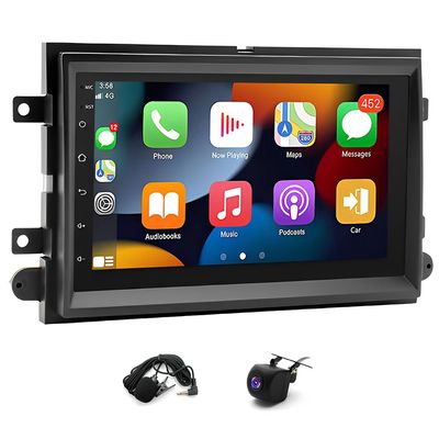 7 Inch Car Radio Stereo Upgrade for Ford F150/F250 2004-2014 with Wireless CarPlay/Android Auto Android 13 GPS Navigator AHD Backup Camera Bluetooth 5.1 2+64G WiFi FM/RDS Split Screen