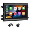 7 Inch Car Radio Stereo Upgrade for Ford F150/F250 2004-2014 with Wireless CarPlay/Android Auto Android 13 GPS Navigator AHD Backup Camera Bluetooth 5.1 2+64G WiFi FM/RDS Split Screen view 1
