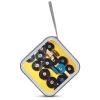 LOKLNEYK Vinyl Records And Tapes DVD Case Large Storage Disc Wallet Bag Portable Zipper CD Case Holder CD Organizer Wallet 48 Capacity Hard Plastic DVD Cases for Car Home Travel view 3