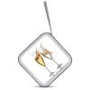 LOKLNEYK Champagne Glasses DVD Case Large Storage Disc Wallet Bag Portable Zipper CD Case Holder CD Organizer Wallet 48 Capacity Hard Plastic DVD Cases for Car Home Travel view 3