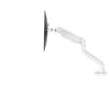 ADBWEKKF Single Monitor Arm Adjustable Gas Spring Single Monitor Stand Full Motion Rotating Single Monitor Stand for Home Office(White) view 1