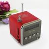 MARALANG TD-V26 Digital Portable Mini Fm Radio Receiver LED Loudspeaker Wireless Speaker MP3 Support SD/TF Card Red view 2