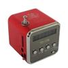MARALANG TD-V26 Digital Portable Mini Fm Radio Receiver LED Loudspeaker Wireless Speaker MP3 Support SD/TF Card Red view 3