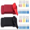 2 Pack 12 Terminal Power Distribution Component 180 Amp 48 Volt DC Sectional Connector for Automotive Car Boat Marine Electrical Systems 5-5/16 Inch Length view 1