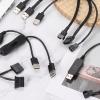 MECCANIXITY 2PCS USB to 4 Pin Fan Adapter 5V PWM to USB Adapter Cable with ON/Off Switch and 2-Way Splitter 11.8" for Computer PWM PC Fan Controller view 4