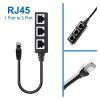RJ45 Ethernet Splitter 1 to 3 Cable LAN Cat 6 view 2