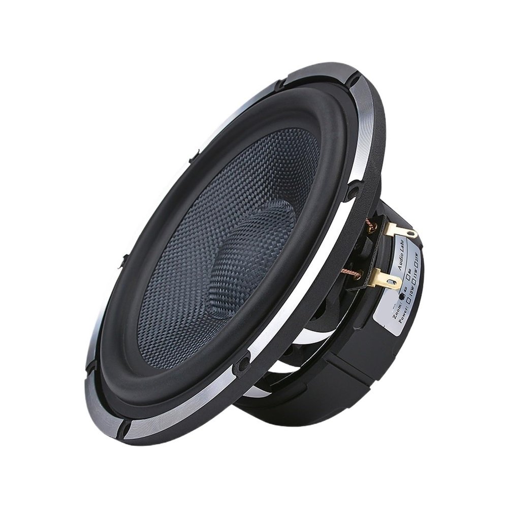 SVSBJMK 1pc 6.5 Inch Car Horn Audio Midrange Bass Speakers 4 8 Ohm 80 W Woofer Home Theater Aluminum Basin Frame Loudspeaker(4 Ohm Speaker)