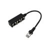 3+1 RJ45 Splitter LAN Ethernet Network RJ45 Connector Extender Adapter(1 to 3) view 2