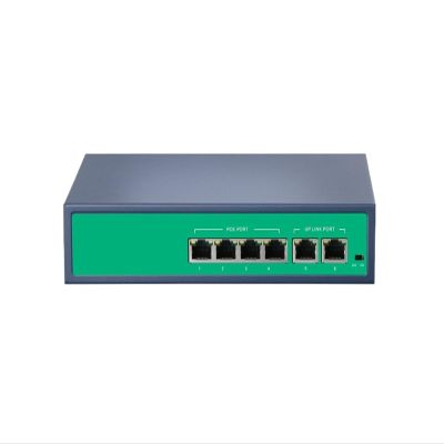 POE Switch with 4/8/16/24 Ports, IEEE 802.3af/at, 5MP/8MP/4K AP, 100/1000Mbps(4 with 2)
