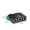 5-Port Gigabit Industrial Switch 1000Mbps DIN Rail Mount view 2