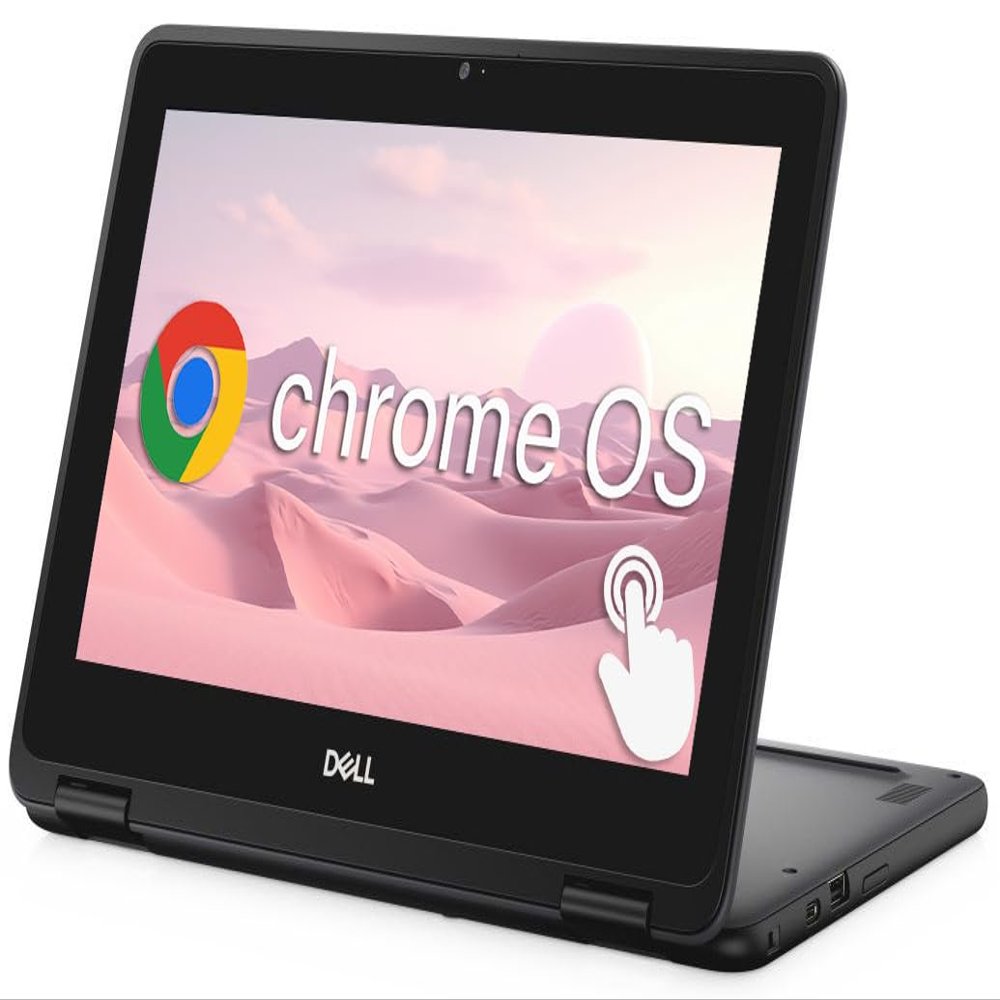 Dell Chromebook 11 3100 2-in-1 11.6" Touchscreen Laptop Computer, Celeron N4000, 4 GB RAM, 32 GB eMMC, Type-C, Japanese Keyboard, Chrome OS (Renewed)