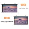BTBZGFGNYU Home Movie Screen Manual Pull Down Projector Screen 50in 60in 72in HD Projection Screen Portable Projector Movies Screens for Home Theater(4:3,30inch) view 3