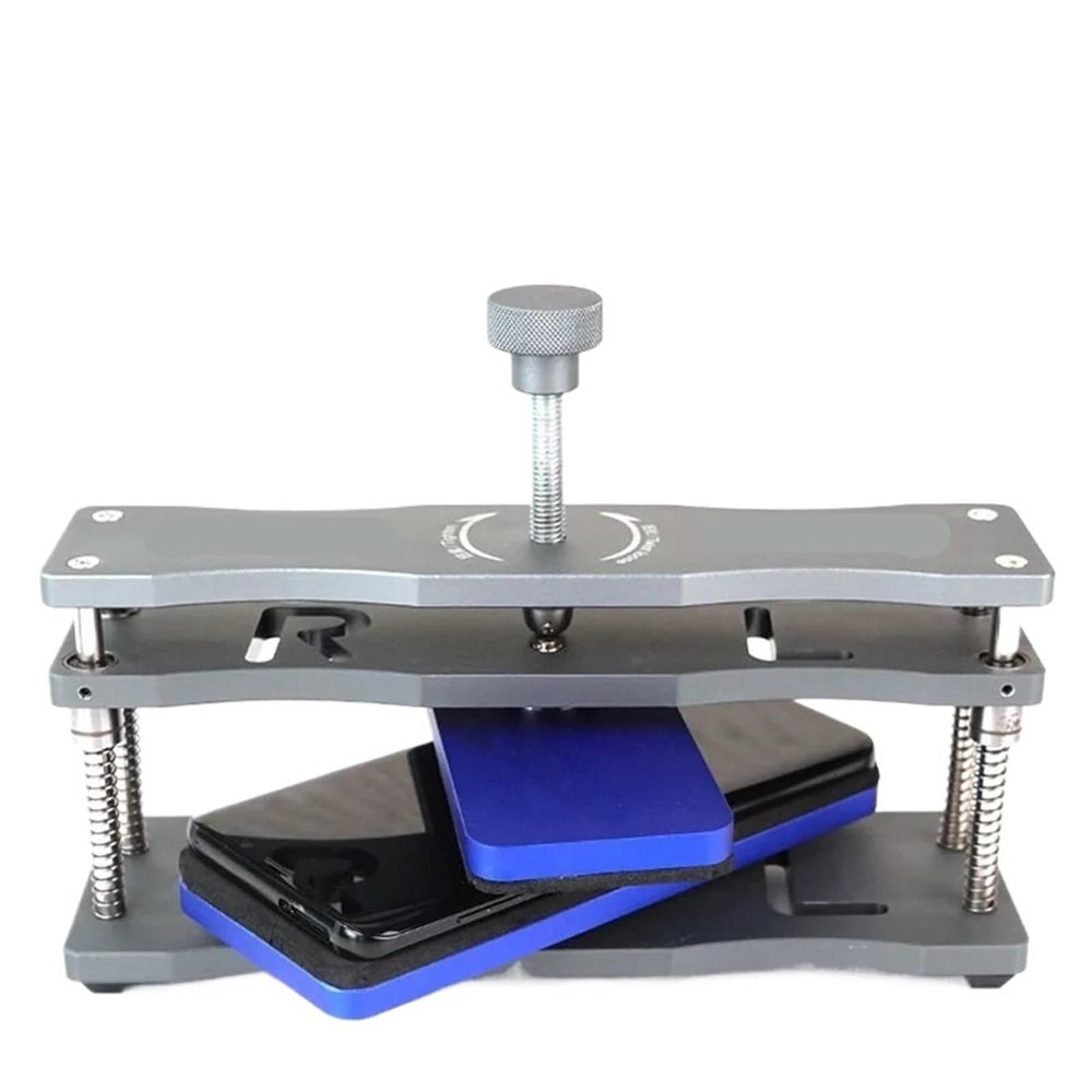 Phone Repair Clamp, RL-601S Pro Pressure Retaining Caulking Repair Fixture Phone LCD Flat and Curved Back Cover Holding Clamp