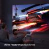 60-92 Inch Fixed Frame Projector Screen, Diagonal 16:9, Active 3D 4K Ultra HD No Crease Home Movie Screen(60in) view 3