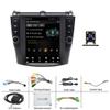 2+64G Android 13 Car Radio Stereo for Honda Accord 2003-2007, 9.7 Inch Touch Screen Radio with Wireless CarPlay Android Auto Bluetooth GPS FM/Voice Assistant/USB/SWC/MIC Back Camera view 2