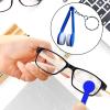 Portable Glasses Cleaner Tool, 7x2cm PVC Fingerprint Eraser with Keychain, No-Scratch Lens and Screen Cleaner for Sunglasses, Spectacles, Eyewear Accessories view 4