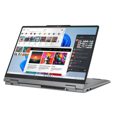 Lenovo IdeaPad 5 2-in-1 Laptop 2024 14 WUXGA 1920 x 1200 Touchscreen, AMD Ryzen 7 8845HS, 8-core, AMD Radeon Graphics, 16GB LPDDR5, 1TB SSD, Backlit Keyboard, Fingerprint, Wi-Fi 6, Windows 11 Pro