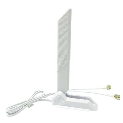 Dual Band Antenna WiFi Cable for Asus WiFi 6e Antenna Tri Band Antenna 6GHz 5GHz 2.4GHz Gaming WiFi Antenna for ASUS ROG Strix Z790-I Z790-F Z790-E Motherboard Wireless Network Router Laptop White