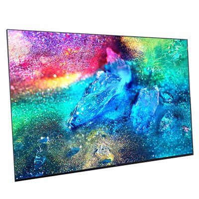 60-92 Inch 16:9 Projector Screen Fixed Frame, Supports 4K Ultra HD 3D Grey Projection Movies Screen with Aluminum Ultra-Narrow Bezel(92in)
