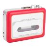 ASHATA Cassette Tape Player, Portable MP3 Converter with Built in Speaker and USB Direct Recording, for Smartphone MP3 Player Car Audio (Red) view 1