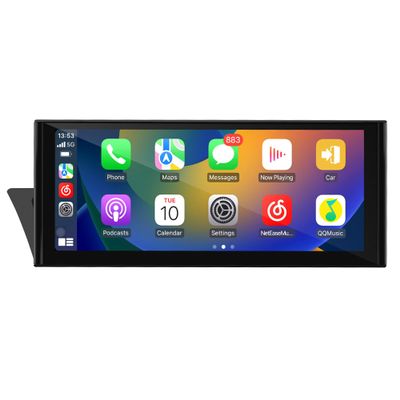 10.25 Inch Touch Screen Upgrade for Audi A4 S4 RS4 A5 S5 RS5 B8 Concert Symphony Radio CarPlay Android Auto Android 13 Apps Netflix Spotify Prime Video Reddit Twitch Waze Games Navigation (128GB)