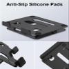 APIMKLF Portable Aluminum Alloy Foldable Holder - Universal Adjustable(2PCS Silver) view 2