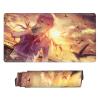Anime Yuno Gasai Office Gaming Mouse Pad,Large Gaming Mousepad,Home Office Decor Waterproof Non Slip Rubber Stitched Edges Keyboard Extended Mat 16x29.5in view 1