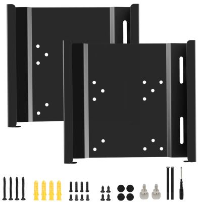 2 Pack Mini PC Mount Compatible with Lenovo ThinkCentre Tiny, Wall VESA and Under Desk Mount for Lenovo ThinkCentre Tiny Desktops M600 M700 M710Q M715q M720Q M800z M900 M910Q Mini Desktop Bracket