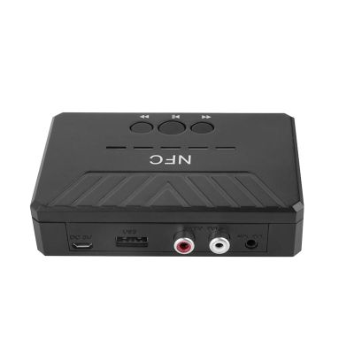 Wireless Audio Receiver, Automotive Compatibility, 10.5x6.5x2.5cm, blu etooth car Audio, Living Room Music Receiver, Energy Efficient, for Drivers Car Home Gamers Office Travelers Travel Bedroom