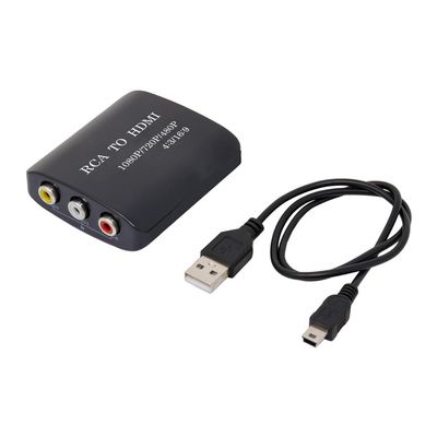 AINEX RCA to HDMI Converter, 1080p/720p/480p 60Hz 4:3/16:9 RCA to HDMI Converter, Support Aspect Ratio & Resolution Switching