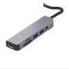 6-in-1 USB C Docking Stations TY>pe Hubs to HDMI 4K HD 3.0 SD TF PD 87W Splitter OTG Adapter for(6 in 1 Type C) view 2