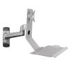 COYEUX Wall Mount Workstation, Monitor and Keyboard Wall Mount, Adjustable Angle, with Keyboard Tray 17.7/24.6 Inch, Fits 15-27 Inch Monitor, Opt for a Swivel Mount to Adjust Viewing Angles view 1