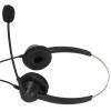 PinzqTrading H360D 3.5VA Telephone Headset, Business Headset with HD Microphone, Double Sided Binaural Headphones for Call Center Office Conference, Soft Ear Pads and Adjustable Headband view 3