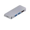 Card Reader PD TY>pe C USB HUB Portable Dock Station Splitter 4K HDMI-Compatible for Surface Pro 8(Silver) view 2