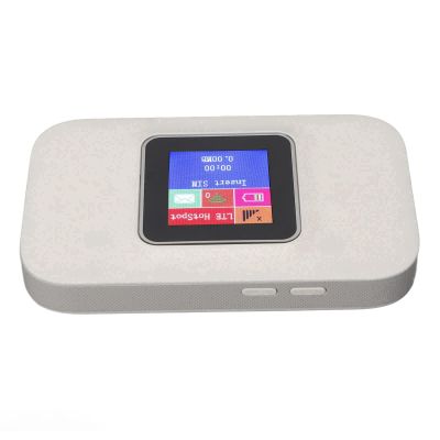Pissente 4G LTE Portable WiFi Router USB Mobile Hotspot with Micro SIM Card Slot for Europe 300Mbps 10 Devices Plug Play WPA2 Encryption