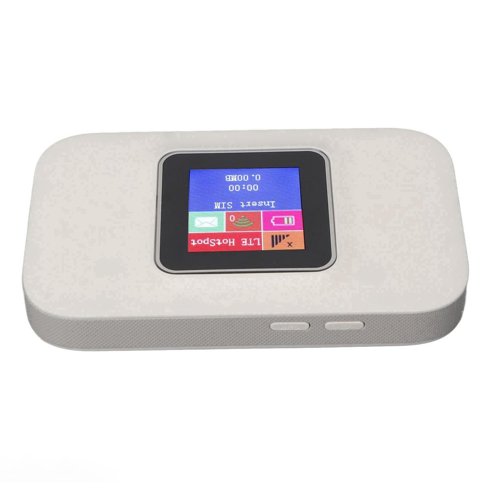 Pissente 4G LTE Portable WiFi Router USB Mobile Hotspot with Micro SIM Card Slot for Europe 300Mbps 10 Devices Plug Play WPA2 Encryption