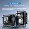Rabbit Cage Aluminum Protective Case for DJI Osmo Action 6, Multifunctional Metal Frame with Cold Shoe and 1/4" Screw Expansion Adapter Mount Action Camera Accessories view 2