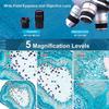 40X-1000X Binocular Microscope for Adults, Dual LED Illumination, Coarse & Fine Focus, Adjustable Eyepiece, with Storage Bag for Education and Lab Use view 4