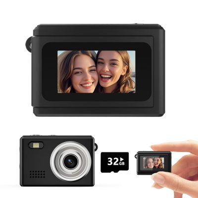 JHdril Retro Mini Keychain Camera, Gift for Teens & Adults