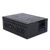 Tbest DC12V Car DSP Amplifier 2/4 Ohm Stable Class AB Power Box for Sound Systems Matte Black Metal Compact Size view 3