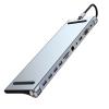 11 in 1 USB C Hub Triple Display with 4K HDMI-Compatible V/GA Ethernet USB C Dock for Pro/Air de*/ll Surface view 1