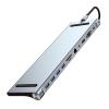11 in 1 USB C Hub Triple Display with 4K HDMI-Compatible V/GA Ethernet USB C Dock for Pro/Air de*/ll Surface view 2