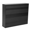Aumotop Aluminum Project Box Matte Black Enclosure Box/Cover for DIY Electronic Projects 50x178x220mm view 4