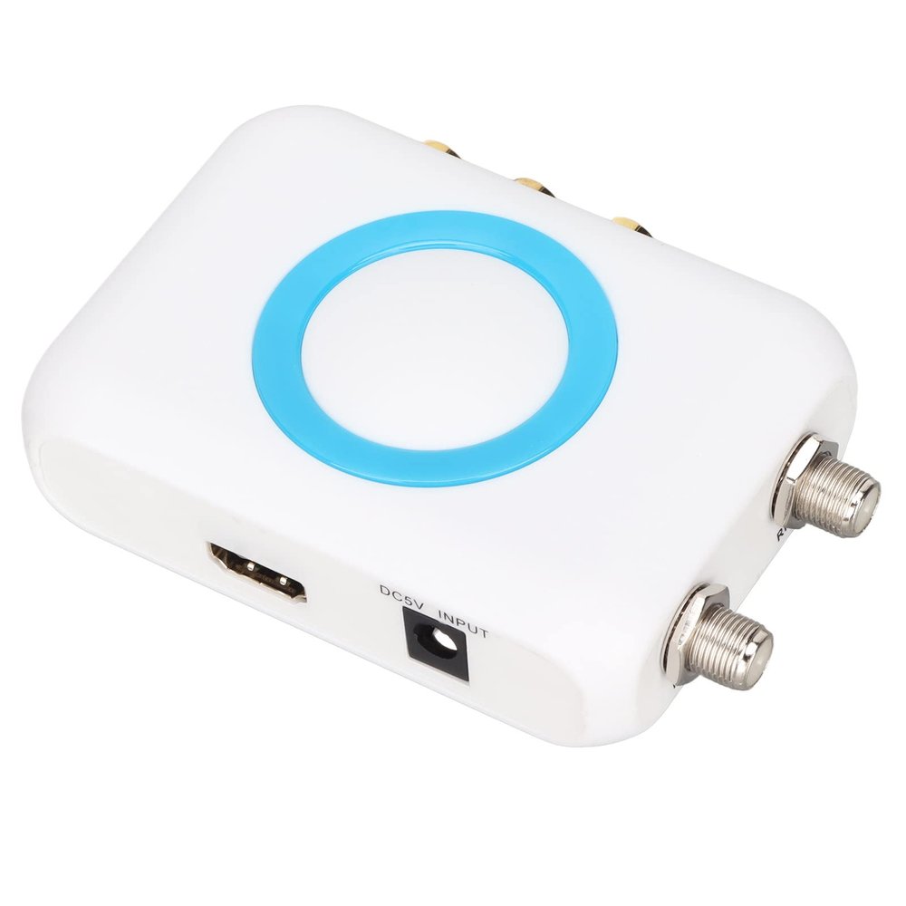 HDM66 HD Modulator PAL NTSC Format to RF Converter Plug Play Home TV Replacement ABS Material Durable Long Service Life