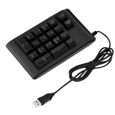 Aumotop USB Numeric Keypad Mechanical Touch Feeling for Simplified Data Input Mini Keypad for Systems
